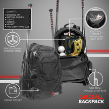 Load image into Gallery viewer, FREST Athletic Baseball Bat Bag - Helmet Pack